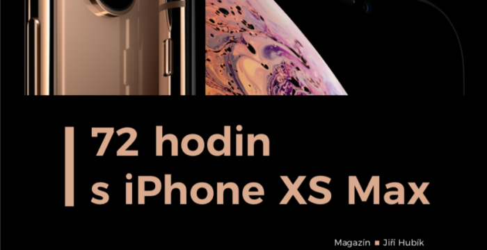 72 hodin s iPhone XS Max